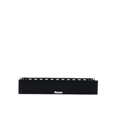 Organizador de Cables Horizontal PatchLink, Sencillo (Solo Frontal), Con Tapa Extendida, Para Rack de 19in, 2UR imagen 3