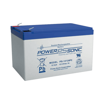 Batería 12V Recargable, 12AH, Para Respaldo, Tecnologías AGM/VRLA, 5 Años Vida Útil, Terminales tipo F2, Reconocida UL , Sin Mantenimiento, Sin Derrames