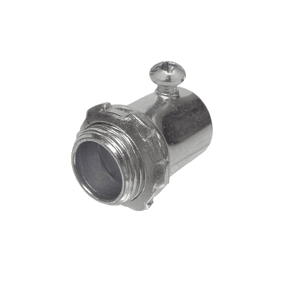 Conector de 1/2" (13 mm) para Pared Delgada con Tornillo.