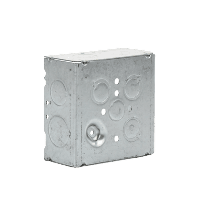 Caja Cuadrada 4 11/16" x 4 11/16"/ Profundidad 2- 1/8"/ 4 Entradas 1", 4 Entradas 3/4", 1 Entrada 1/2" y 3 TKO (1/2"-3/4"). imagen 2