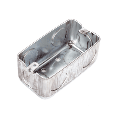 Caja (Chalupa) 4x2" / Profundidad 1-7/8" / 7 Entradas de 3/4" / Troquelada. imagen 4