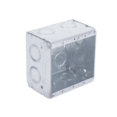 Caja Multigang de 2 Gangs/ Profundidad de 2-1/2 Pulgadas (6.35 cm)/ 12 Entradas de 1/2 - 3/4 Pulgadas (1.27 - 1.91 cm) imagen 2