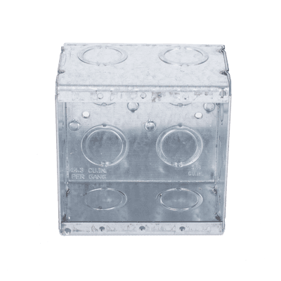 Caja Multigang de 2 Gangs/ Profundidad de 2-1/2 Pulgadas (6.35 cm)/ 12 Entradas de 1/2 - 3/4 Pulgadas (1.27 - 1.91 cm) imagen 4