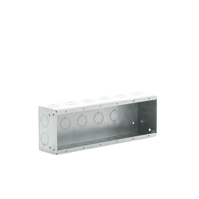Caja de 6 Gang/Profundidad 2 1/2"/28 Entradas 1/2"-3/4". imagen 2