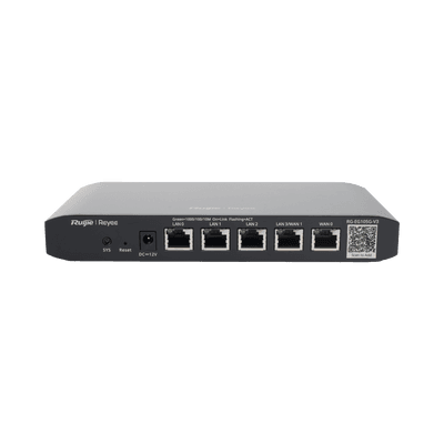 Router Balanceador con Función SD-WAN, Hasta 2 Servicios de Internet y hasta 100 clientes con desempeño de 600 Mbps