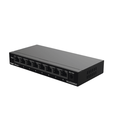 Switch Administrable Gigabit / 8 Puertos 10/100/1000BASE-T / Capa 2 / Switching 16 Gbps / Forwarding 11.9 Mpps / Gestión Cloud Ruijie Gratuita / Modo CCTV con Transmisión 250 m (820 ft) / Prevención de Bucles Automática / Diseño Fanless imagen 4