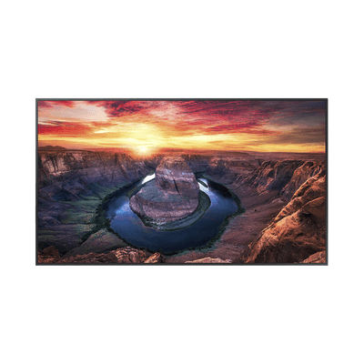 Pantalla Profesional LED de 55" para marketing digital / UHD 4K (3840x2160p) / Entradas de Video HDMI / uso 24/7 / Compatible VESA 200x200 / compatible con plataforma de gestion Samsung VXT