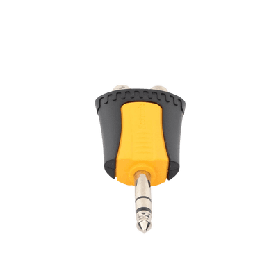Conector Estéreo |  1/4in - 2 x RCA hembra | Adaptador de Carcasa de Plastico | imagen 2