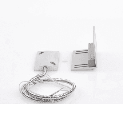 Contacto Magnético para Piso Uso Rudo / GAP 75 mm (3 in) / Cable Blindado 55 cm / Placa de Montaje en L / 12 VCC imagen 5