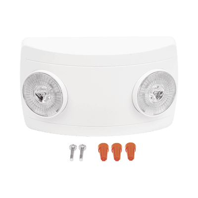 Luz de Emergencia Dual LED ultra compacta/150 lúmenes/Luz fría/Batería de Respaldo Incluida/Botón de test. imagen 5