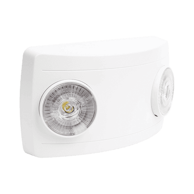 Luz de Emergencia Dual LED ultra compacta/150 lúmenes/Luz fría/Batería de Respaldo Incluida/Botón de test. imagen 3