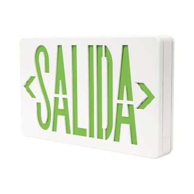 Letrero LED DUAL de SALIDA Universal con alto brillo/uso en pared, lateral o techo/Batería de Respaldo Incluida. imagen 3