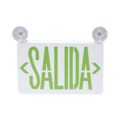 Letrero de Emergencia LED DUAL de SALIDA con Luz de Emergencia/Montaje Universal (pared, lateral o Techo)/Batería de Respaldo Incluida imagen 2