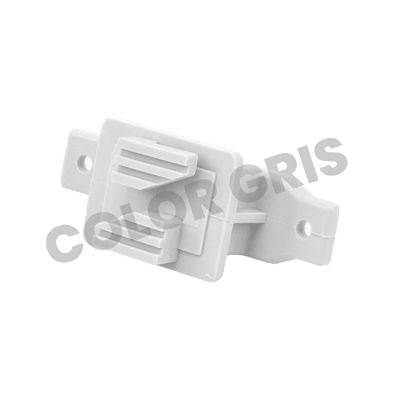 Aislador de Paso Gris Reforzado para Cercos Eléctricos / Aislamiento hasta 18 kV / Resistente a Clima Extremo / Polipropileno y Policarbonato