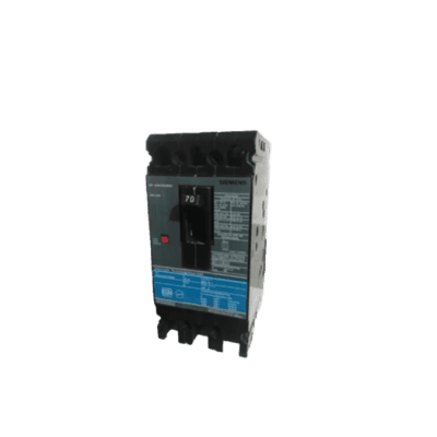 Interruptor Termomagnético ED6 600V 3X70A, Sin zapatas principales.