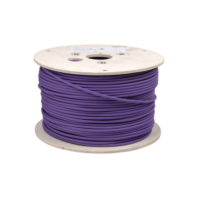 Bobina de Cable Blindado F/UTP de 4 Pares, Z-MAX, Cat6A, Soporte de Aplicaciones 10GBase-T, LS0H (Libre de Gases Toxicos), Color Violeta, 305 Metros (1000 Pies) imagen 4
