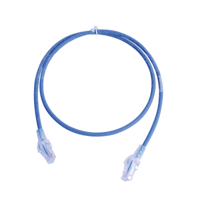 Patch Cord MC5 Modular Cat5e UTP, CM/LS0H, 1.52 Metros (5 Pies), Color Azul, Versión Bulk (Sin Empaque Individual)