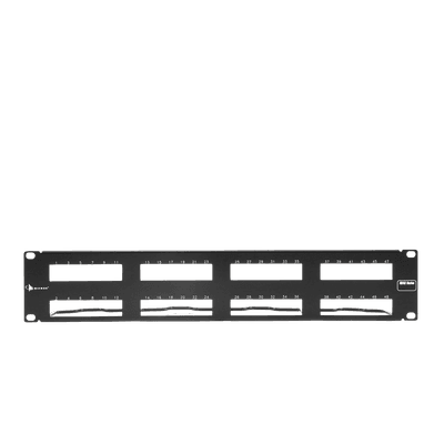 PATCH PANEL MAX VACIO ID VERTICAL UTP 48 PTOS PLANO 2U NEGRO imagen 3