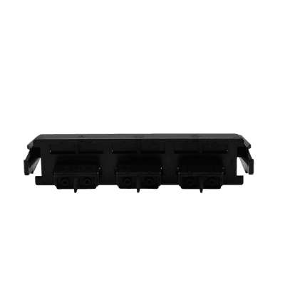 Placa Acopladora de Fibra Óptica Quick-Pack, Con 3 Conectores SC Duplex (6 Fibras), Negro imagen 2