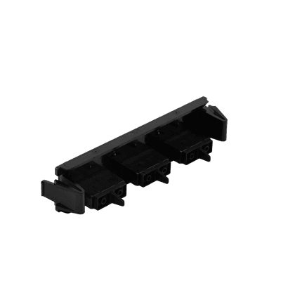 Placa Acopladora de Fibra Óptica Quick-Pack, Con 3 Conectores SC Duplex (6 Fibras), Negro imagen 4