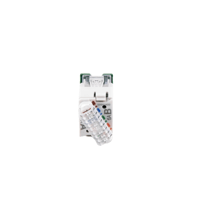Jack Ultramax Cat6A, UTP, Montaje Híbrido en Placa de Pared (Plano y Angulado), Color Verde, Punch Down imagen 4