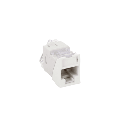 Jack Ultramax Cat6, UTP, Montaje Híbrido en Placa de Pared (Plano y Angulado), Color Blanco, Punch Down imagen 5