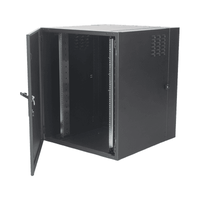 Gabinete de Montaje en Pared / Acero 14/16 Gauge / Capacidad 91 kg (200 lb) / 12U-24U / Profundidad 610-762 mm (24-30 in) / Puerta con Cerradura / Gestión de Cables / Cumplimiento EIA/ECA-310-E / UL 60950 / NEMA Tipo 1 / IP20 imagen 2
