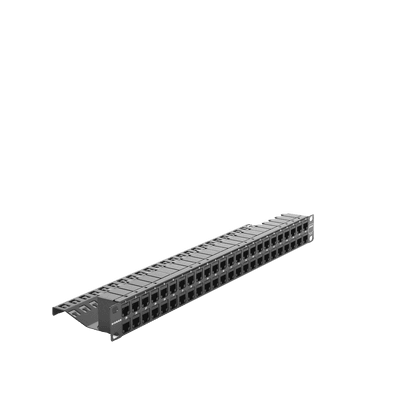 Patch Panel UTP Z-MAX de 48 Puertos, Precargado con Jacks Categoría 6, Plano, 1UR imagen 4
