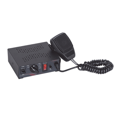 Sirena Vehicular de 100W de Potencia, Con Switch Giratorio de 6 posiciones y Micrófono Integrado de Uso Rudo imagen 3