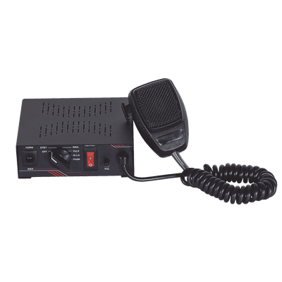 Sirena Vehicular de 100W de Potencia, Con Switch Giratorio de 6 posiciones y Micrófono Integrado de Uso Rudo imagen 4