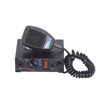 Sirena Vehicular de 100W de Potencia, Con Switch Giratorio de 6 posiciones y Micrófono Integrado de Uso Rudo imagen 5