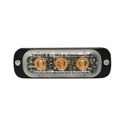 Luz Auxiliar de 3 LED, Azul, Lente Transparente, SAE imagen 2