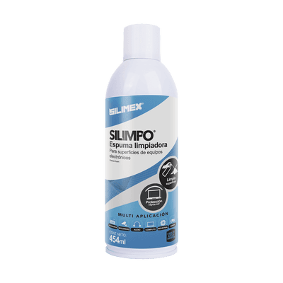Espuma Limpiadora para Todo Tipo de Superficies Plásticas y Metálicas de Sistemas de Vídeo, Audio, Telefonía y Equipo de Cómputo, Contiene Protectores de Rayos UV, 454 ml
