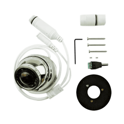 Cámara Marina IP CAM-1 / Resolución 1920x1080 / Lente Gran Angular 1.8 mm / IR LEDs 10 mts / Carcasa Acero Inoxidable 316 / POE o 12V / Compatible con Simrad NSSevo3™/3S™ y NSOevo3™/3S™ imagen 3