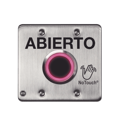 Interruptor IR NoTouch® de Acero Inoxidable, Salida Doble, ABIERTO imagen 2