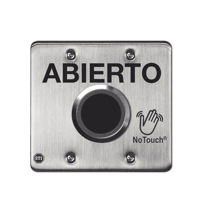 Interruptor IR NoTouch® de Acero Inoxidable, Salida Doble, ABIERTO imagen 3
