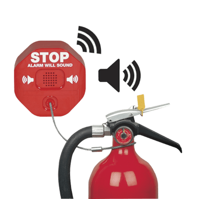 Alarma De Extintor Theft Stopper® Inalámbrica, Previene Robo y Mal Uso Del Extintor imagen 5