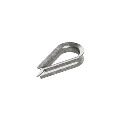 Guardacabos/cuello 3/8" acero electro galvanizado