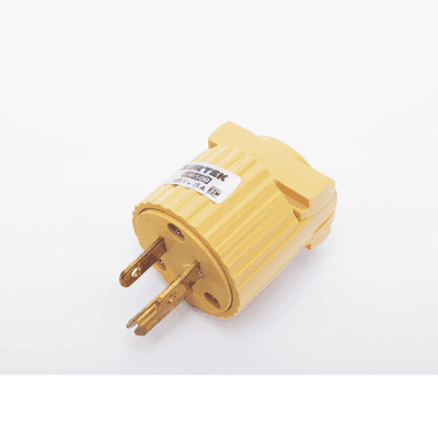 Clavija con Abrazadera Plástica Aterrizada  / 127 V CA 15 A Max.  / Fabricada en Plastico ABS. imagen 2
