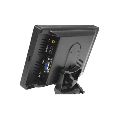 Monitor 7" TFT-LCD ideal para colocar en vehículos o DVR/NVR.  Entradas de video HDMI, VGA y RCA (CVBS) imagen 2