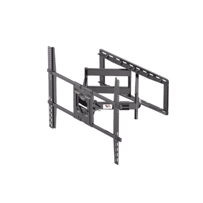 Montaje de Pared Universal Giratorio SP5-NB / Pantallas de 75" a 110" / VESA 400x400 a 800x600 mm / Carga 90.9 kg (200 lbs) / Inclinación +10° a -5° / Rotación 45° / Distancia de Pared 7.2 a 70 cm / Acero
