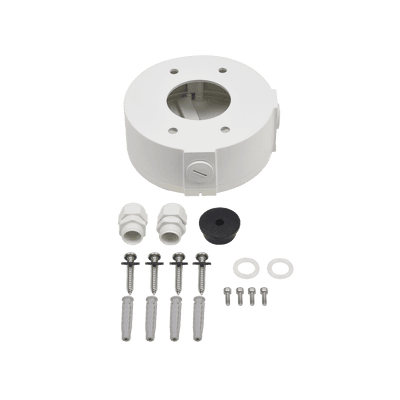 Caja de Conexiones Universal / Uso en Interior / Fabricada en Metal / Color Blanco / Uso en Bala - Domo - Turret imagen 2
