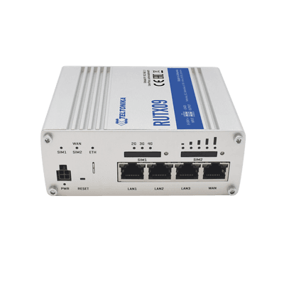 Router Industrial LTE 4.5G Cat 6 / 300 Mbps / 4 Puertos Gigabit / Doble SIM / GNSS / PoE / -40°C a 75°C imagen 3
