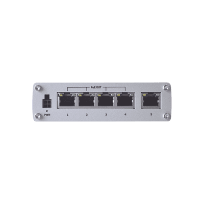 Switch Industrial No-Administrable 5 puertos Gigabit, PoE en 4 puertos 802.3af/at (120W) imagen 4