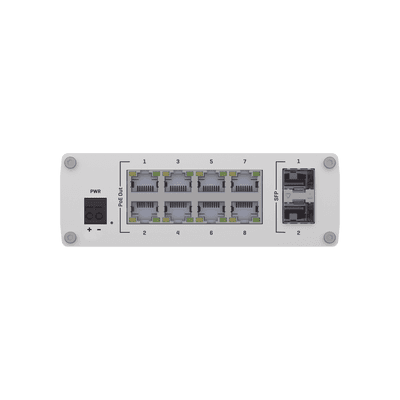 Switch Industrial No-Administrable 8 puertos Gigabit PoE 802.3af/at, 2 puertos SFP imagen 2