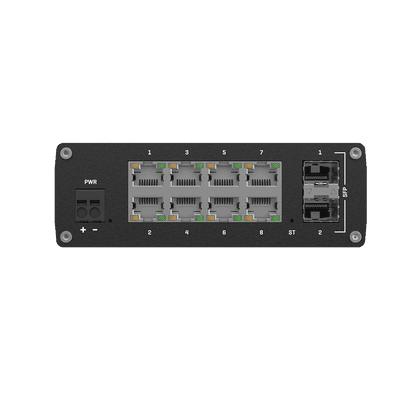 Switch Industrial Administrable L2, 8 puertos GE + 2 SFP, Soporta Profinet imagen 2
