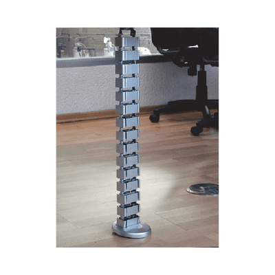 Organizador de Cables Vertical Articulado, Ideal para Llevar los Cables del Piso a Mesa o a la Cubierta del Escritorio de Manera Segura imagen 3