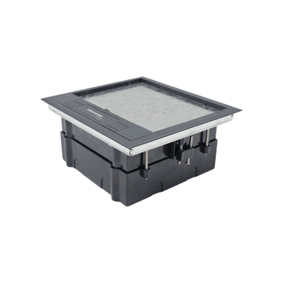 Caja de Piso para Dos Módulos Universales (Socket M2), para Alimentación Eléctrica y Redes de Datos (11000-33401) No Incluye Faceplates imagen 4