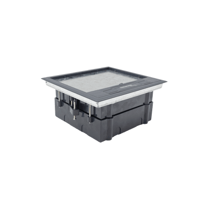 Caja de Piso para Dos Módulos Universales (Socket M2), para Alimentación Eléctrica y Redes de Datos (11000-33401) No Incluye Faceplates imagen 5