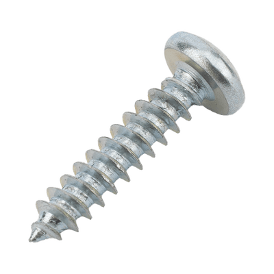 Paquete de 20 taquetes blancos  3/4" y 20 tornillos 8mm x 3/4" (1101-05002) imagen 2